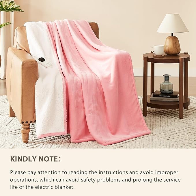 Homemate Electric Heated Blanket Queen Size - Image 6