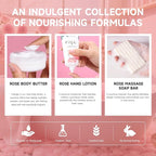 Bath and Body Gift Set for Women, Body & Earth 5 Pcs Rose Spa Gifts for Women - Image 6