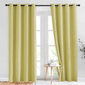NICETOWN Paler Yellow Blackout Curtains by NICETOWN