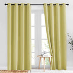 NICETOWN Paler Yellow Blackout Curtains by NICETOWN