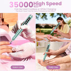 Cordless Nail Drill 35000RPM, Portable Electric Nail File - Image 8