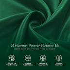 Tafts Silk Pillow Cases - 22mm 100% Pure Mulberry 6A Silk Pillowcase - Image 5