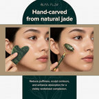 Jade Roller & Gua Sha Set – Natural Jade Face Roller - Image 3