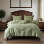 Simple&Opulence 100% Washed Linen Duvet Cover Set 68"x86" by SimpleOpulence