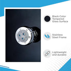 Blue Ocean 52” Aluminum SPA331B Tempered Glass Thermostatic Shower Panel Tower - Image 4