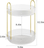 Rotating Makeup Organizer Countertop, Skincare Organizers, Spinning Perfume - Image 2
