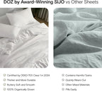 DOZ Sheet Set, 100% Viscose derived from Bamboo, Organically Grown, Buttery Soft - Image 6