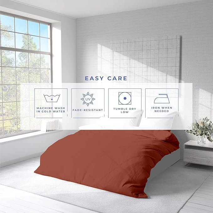 Kotton Culture 3 Pc California King Duvet Cover Set-100% Egyptian Cotton 600 - Image 6