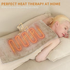 SAROO Heating Pad for Back Pain Relief, Massaging Weighted Heating Pads for Neck - Image 6