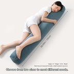 Long Round Body Pillow for Adults – Bolster Pillow for Bed, Cervical Roll Pillow - Image 3