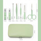 QURIPE 7pcs Manicure Set, Nail Clippers Kit, Stainless Steel Manicure Kit - Image 5
