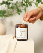AOOVOO Coconut Vanilla Candles - 9 oz Scented Candles - Image 5