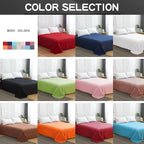Microfiber Queen Bedding Flat Sheet, Ultra Soft and Wrinkle, Stain Resistant - Image 5