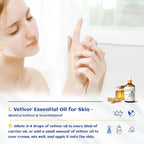 HIQILI 100ML Vetiver Essential Oil, 100% Pure Natural - Image 3