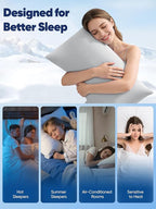 Avolare Cooling Pillow Cases King Size Set of 2, Arc-Chill 3.0 Cooling - Image 5