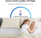 CHOSHOME Cooling Pillow Cases Zipper Pillow Covers Q-Max > 0.45 Zippered - Image 3