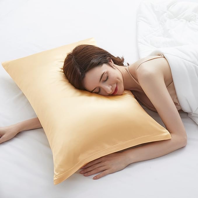 Satin Pillowcases with Zipper （20x26）, Standard Size Pillowcases Set of 2 - Image 5