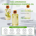 HIQILI 16 Fl Oz Lemongrass Essential Oil, 100% Pure Natural Undiluted - Image 7