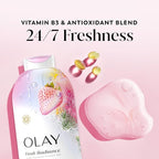 Olay Body Wash for Women, Fresh Radiance, 24/7 Skin-Loving Freshness, Visibly - Image 3