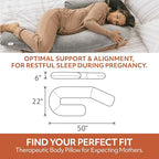 MedCline Therapeutic Full Length Body Pillow, Adjustable Shredded Memory Foam - Image 6