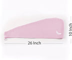 100% Turkish Cotton Hair Towel Wrap - Image 3