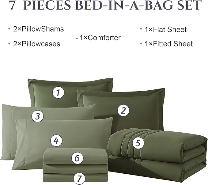 Monbix California King Size Comforter Set - Image 7