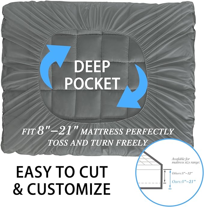 CYMULA King Size Mattress Topper - Image 6