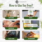 NaturoBliss Organic Tea Tree Essential Oil, 100% Pure Therapeutic Grade - Image 4