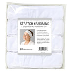 APPEARUS Disposable Headbands without Closure Stretch Cotton Cloth Spa Facial - Image 6