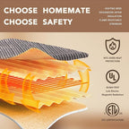 Homemate Electric Heated Blanket Full Size - Image 3