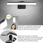 SOLFART 18Inch LED Vanity Light Bathroom Light Fixtures Over Mirror Black - Image 6