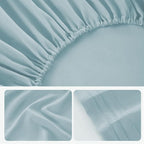 ROSE&RISY White Full Sheet Set, 4 Pieces Soft Bedding Full Sheet Set, - Image 6
