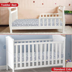 Crib Sheets for Boys or Girls 2 Pack, Fitted Crib Sheet for Standard Size Crib - Image 5