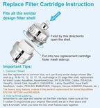 Heavy Duty Shower Filter Replacement Cartridge 2 Pcs, Shower Head Filter Refill - Image 5