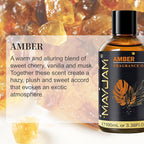Amber Fragrance Oil Essential Oil, MAYJAM 3.38FL.OZ Amber Oil - Image 3