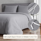 DAPU 100% Linen Duvet Cover Set - Image 4