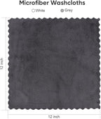 Orighty Washcloths 96 Pack, Ultra Soft Face Cloths 12 x 12 inch, Absorbent & - Image 7