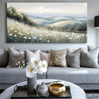 Sea of Flowers Canvas Wall Art - Image 2