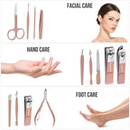FAMILIFE Manicure Set, Professional Nail Kit Stainless Steel Nail Clipper Set - Image 9
