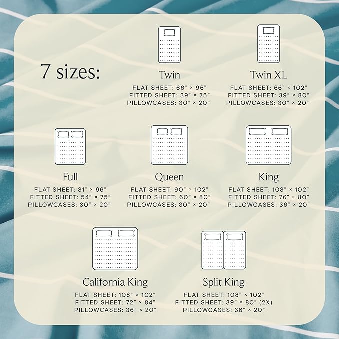 LuxClub 4 PC King Size Sheet Set, Breathable Luxury Bed Sheets, Deep Pockets - Image 7