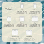 LuxClub 4 PC Cal King Size Sheet Set, Breathable Luxury Bed Sheets, Deep - Image 7