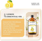 EUQEE Lemon Essential Oil with Glass Dropper, DIY Soap, Humidifier, Candle - Image 2