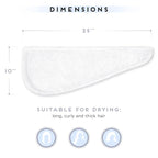 SimpleField 2 Pack Microfiber Hair Towel Wrap - Image 5