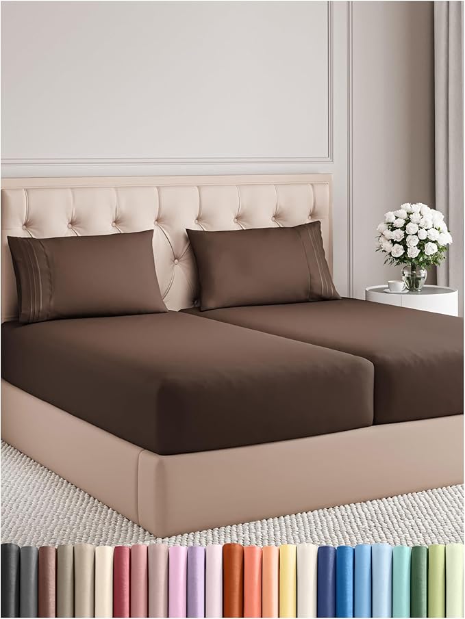Split King Size 5 Piece Sheet Set by CGKUnlimited