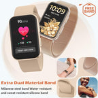 MorePro Health Fitness Tracker for Women Men, 24/7 Heart Rate Blood Pressure & - Image 2