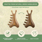 jade & timber Jade Roller & Green Sandalwood Gua Sha Set – Facial & Body - Image 8