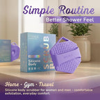 SILKLE Silicone Body Scrubber – Gentle Exfoliating Shower Scrubber - Image 7