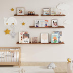 Fun Memories Picture Ledge Shelf, 36 Inch Floating Shelves Set of 2, Nursery - Image 7