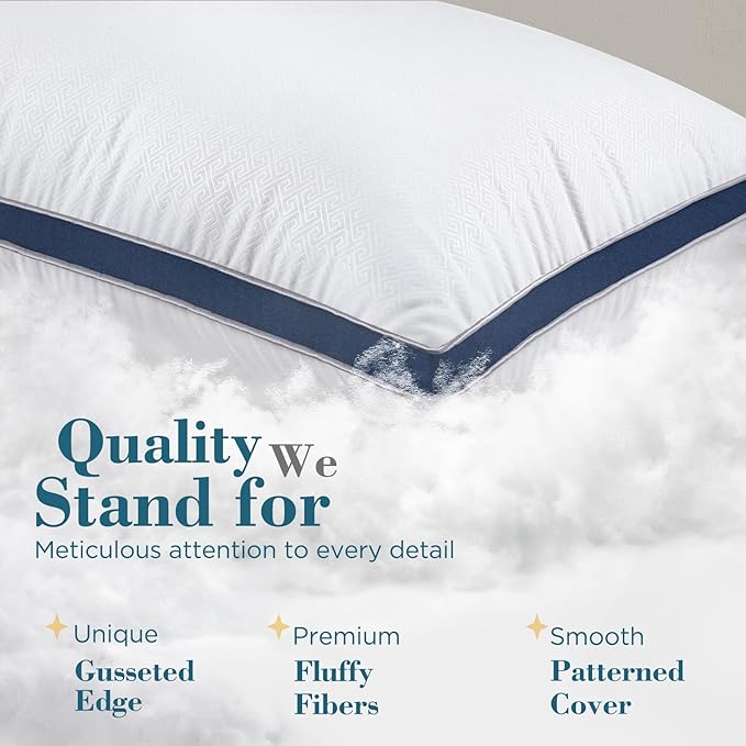 viewstar Bed Pillows King Sizes Set of 2, Hotel Quality Cooling Down - Image 5