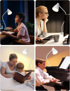 BOHON Clamp Lamp Reading Light 5 Color Modes 10 Brightness Dimmer Bedside Lamp - Image 6